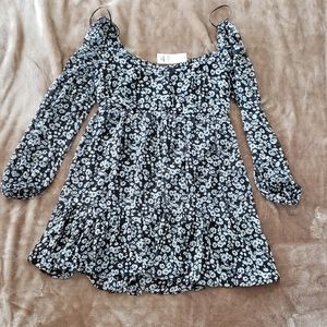 Floral off the shoulder dress